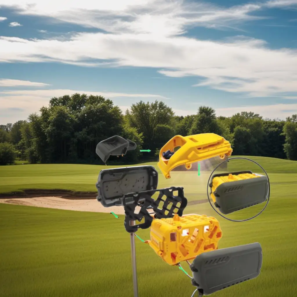 

15 ячеек 21700 литиевая батарея, пластиковый корпус, коробка, защита от зарядки, печатная плата PCBA для DeWalt 20 В 60 В, корпус батареи