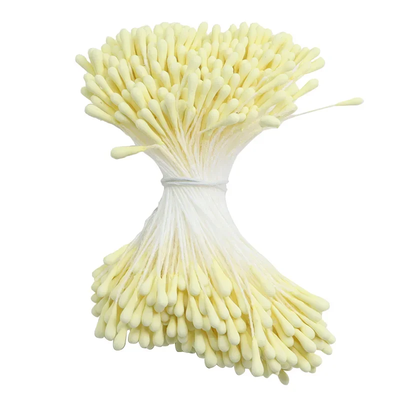 400pcs 2mm Moulti Options Artificial Flower stamen Mini Pearl Floral pistil For Wedding Party Home Decoration DIY Accessories
