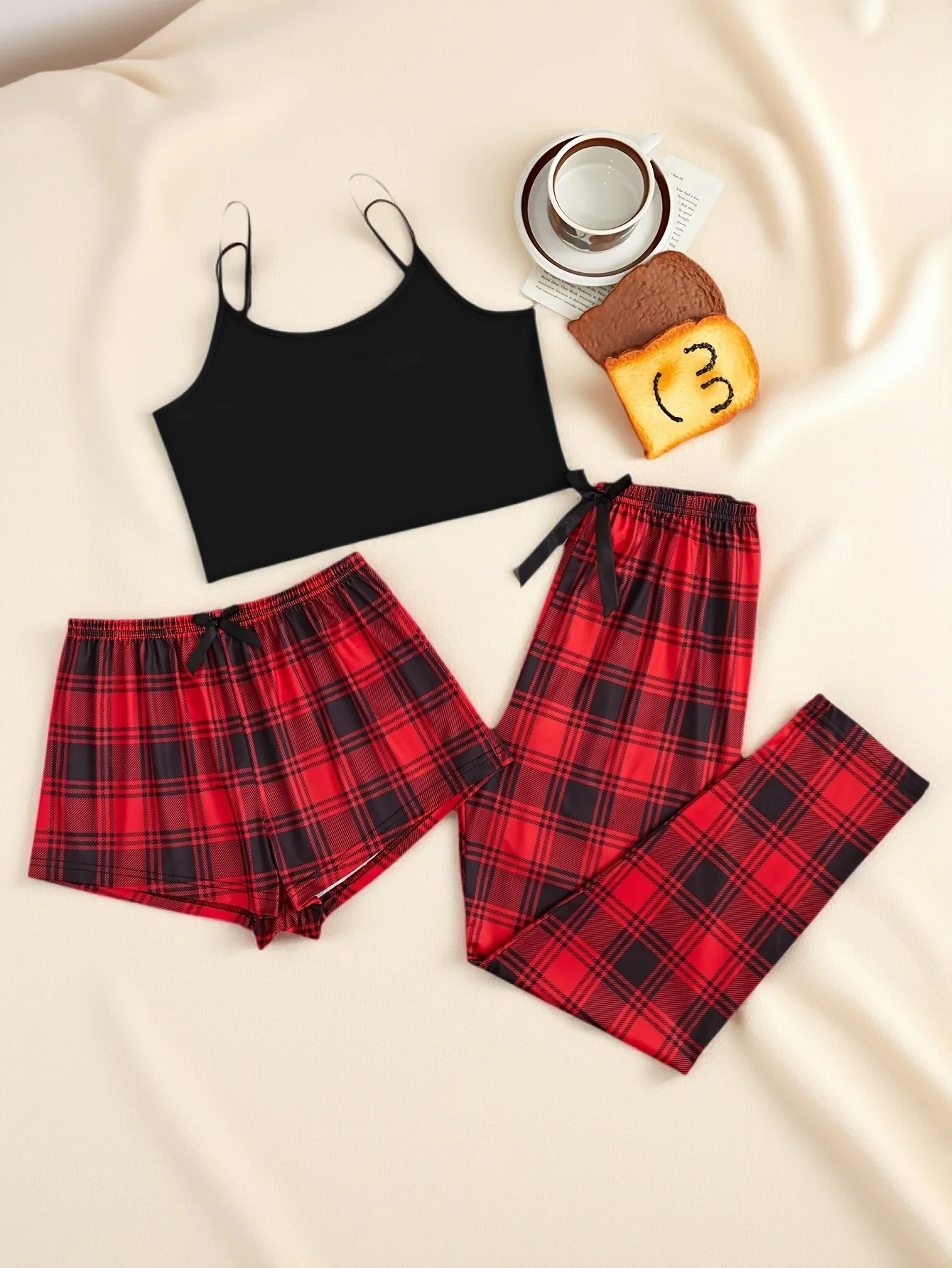 

Оптовая продажа, шорты на подтяжках, брюки, модный повседневный комплект с галстуком-бабочкой, комплект домашней одежды, женский повседневный пижамный комплект