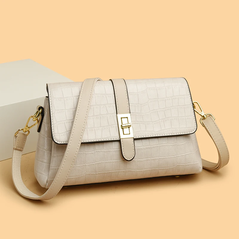 

Luxury Designer Handbag Brand High Quality Soft Leather Bags Fashion Crossbody Shoulder Bag For Women Alligator Pattern Tote Bag