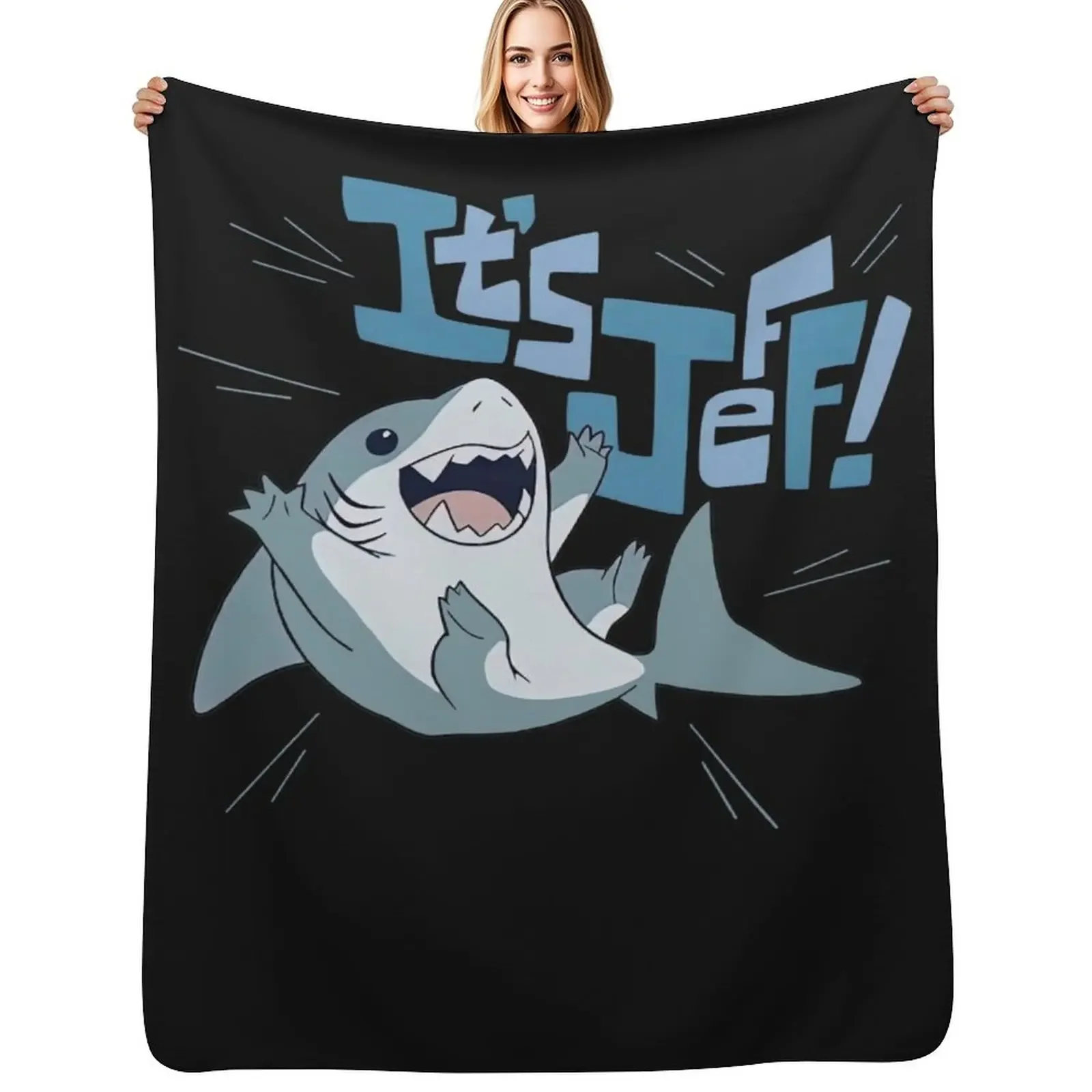 

Itas Jeff The Landshark Throw Blanket Blankets For Bed Sofa Quilt Giant Sofa Blanket
