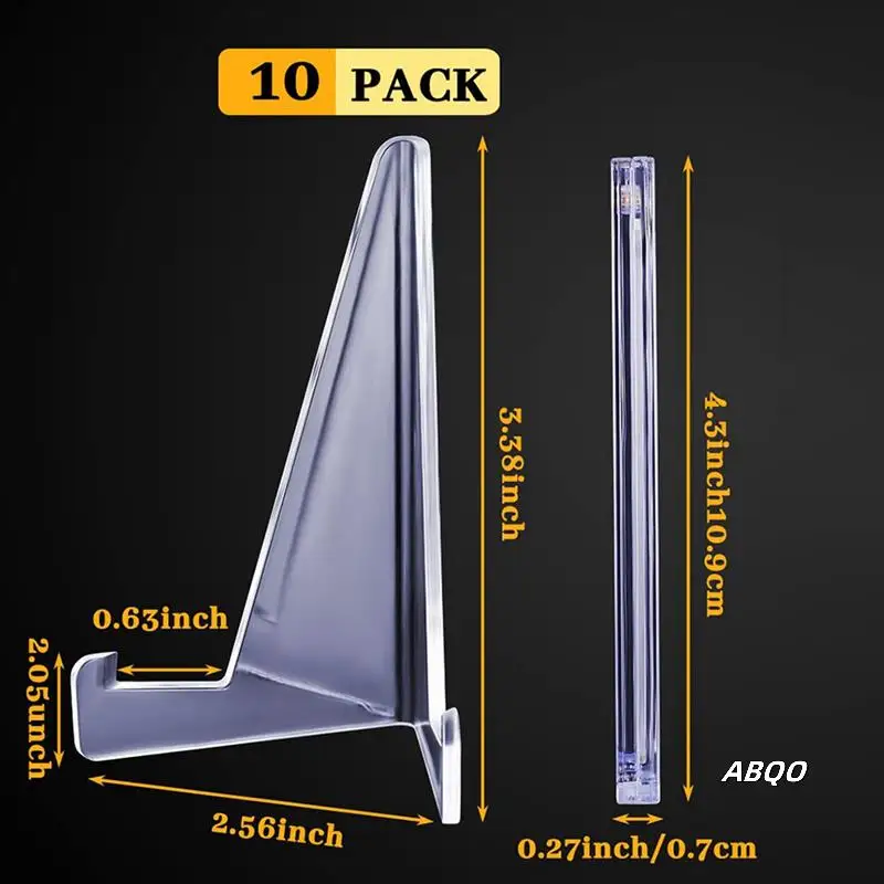

40Pcs 35PT-360PT Card Sleeves Display Holder Acrylic Stands Small Rack For Baseball Football Sports Card Trading&Display