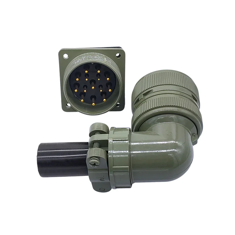 MIL STD 5015 Military Specification Connectors MIL-C Circular Connectors 28-3 28-16 28-20 Plug&Socket MS3102A MS3106A MS3108A