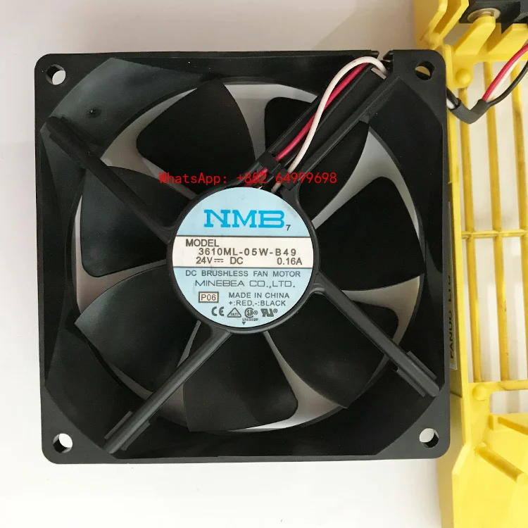 

Brand new NMB 3610ML-05W-B49 9225 9025 9cm DC 24V 0.16A For Fanuc series 16/18 TA, MA, TB, MB, TC, MC cooling fa