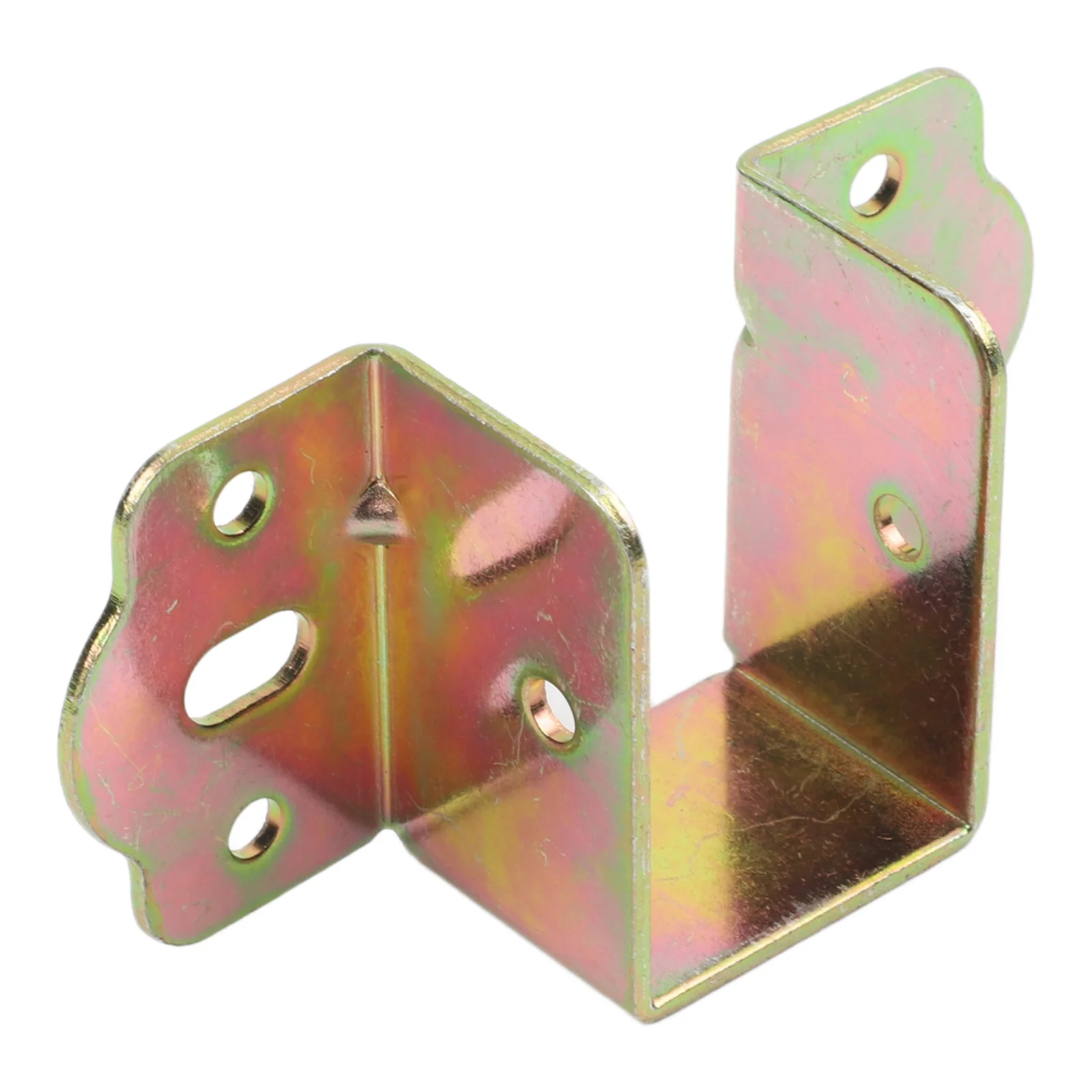Strong U Shaped Bed Rail Brackets Cold Rolled Steel Hinges for Secure Support and Stability in Wooden Bed Frames