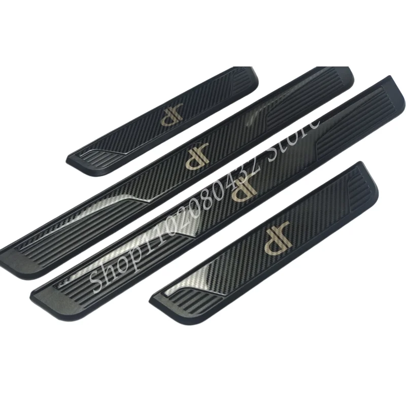 Fit Chery dr 4.0 dr 5.0 dr 6.0 Door Sill Scuff Plate Welcome Pedal Stainless Steel Pad Guard Car Styling Accessories