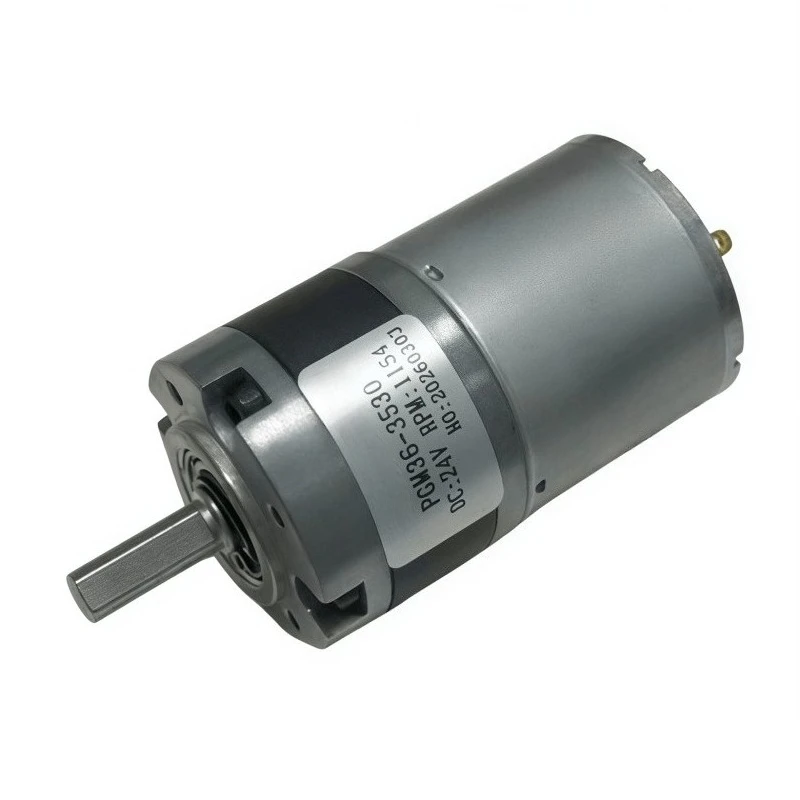 PGM36-3530 DC Speed Reducer Motor, with Adjustable Power Supply, Power Cord, Speed Controller, High-torque Motor