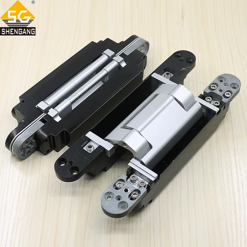 Style Zinc Alloy Hidden Heavy Duty 160KG 3D Invisible Adjustable Concealed Hinge for Heavy Duty Gate Wooden Swing Door - view 4