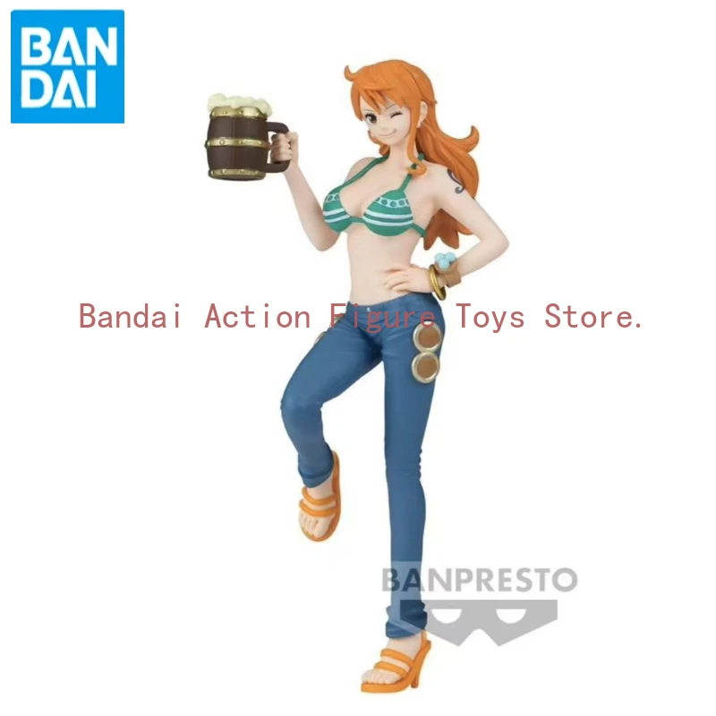 

In Stock Original BANPRESTO Bandai One Piece Nami Action Figure Animation Toys Gift Model Collector Anime Hobby