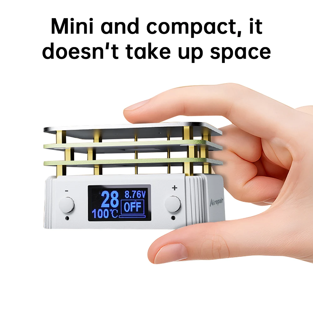 Type-C Mini Hot Plate PCB SMD Board Soldering Plate Adjustable Constant Temperature Heating Tool Preheating Station Repair Tools