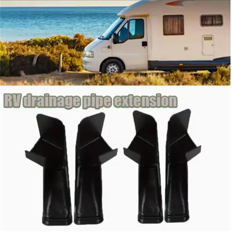 

RV Roof Gutter Nozzle Durable Roof Drain Pipe Accessories For RV Camper Trailer Roof Extender Rail Rain Removal Tool