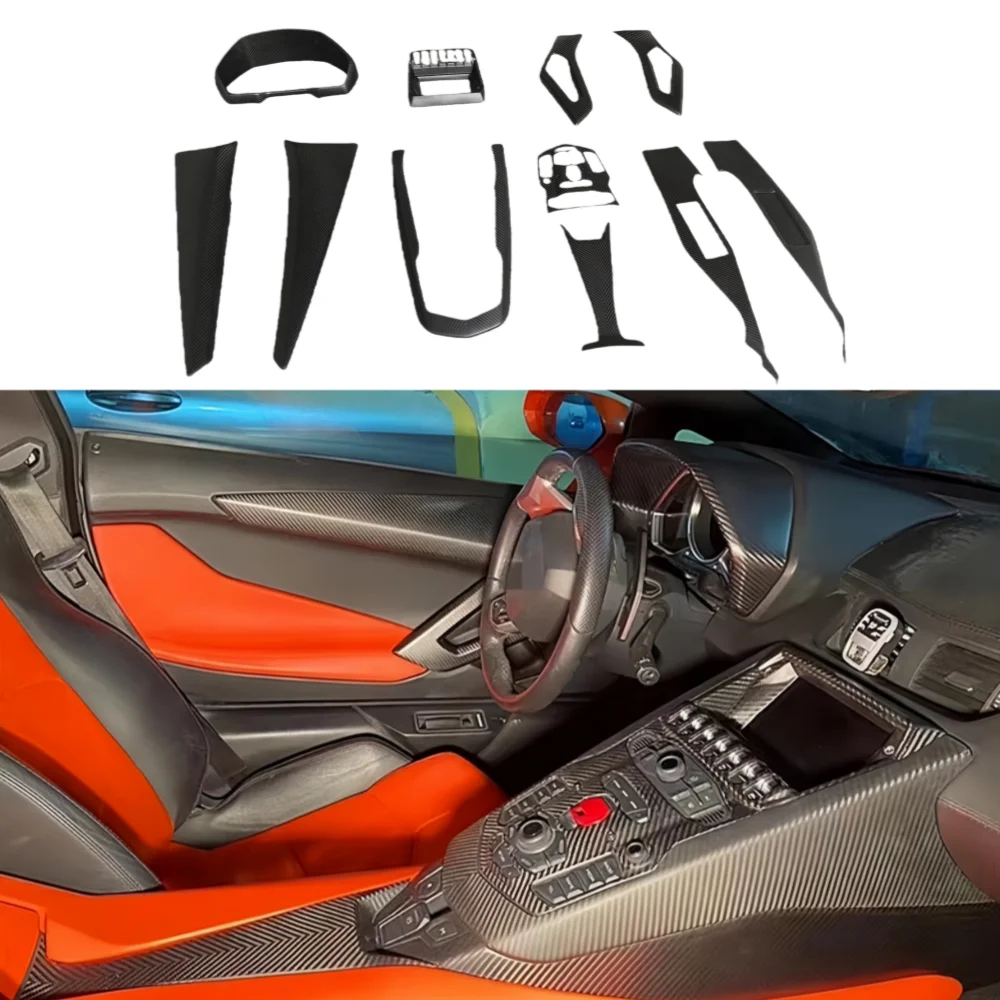 

Модификация интерьера Lamborghini Aventador LP700 в стиле OEM из сухого карбона