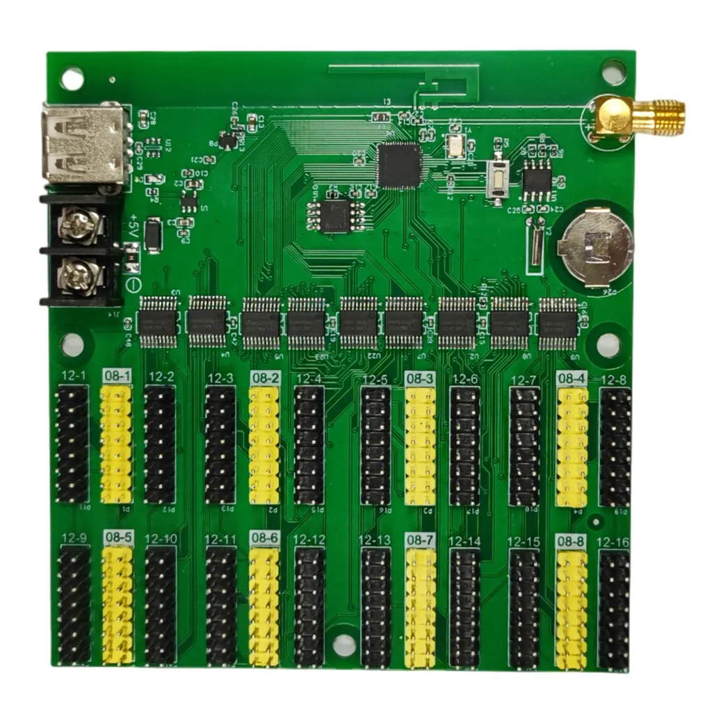 RHX8-128WUN3200B LED Display Screen Wireless LED Driver Wifi Bluetooth 8Th Generation Dual-Color 128*3200Wifi Control Card
