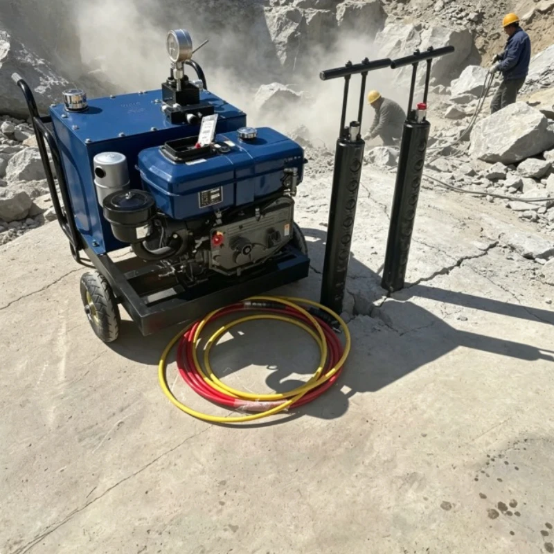 Diesel Hydraulic Rock Splitter Full Hydraulic Stone Separator Hard Rock Excavation Construction Equipment