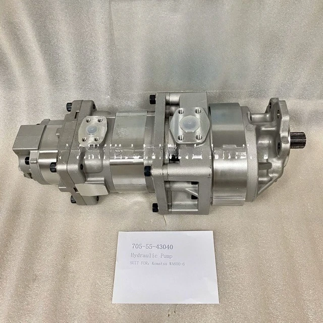 

WA600-6 Hydraulic Gear Pump 705-55-4304 0 Dump Truck HD785-5 Gear Pump 705-17-4501 0