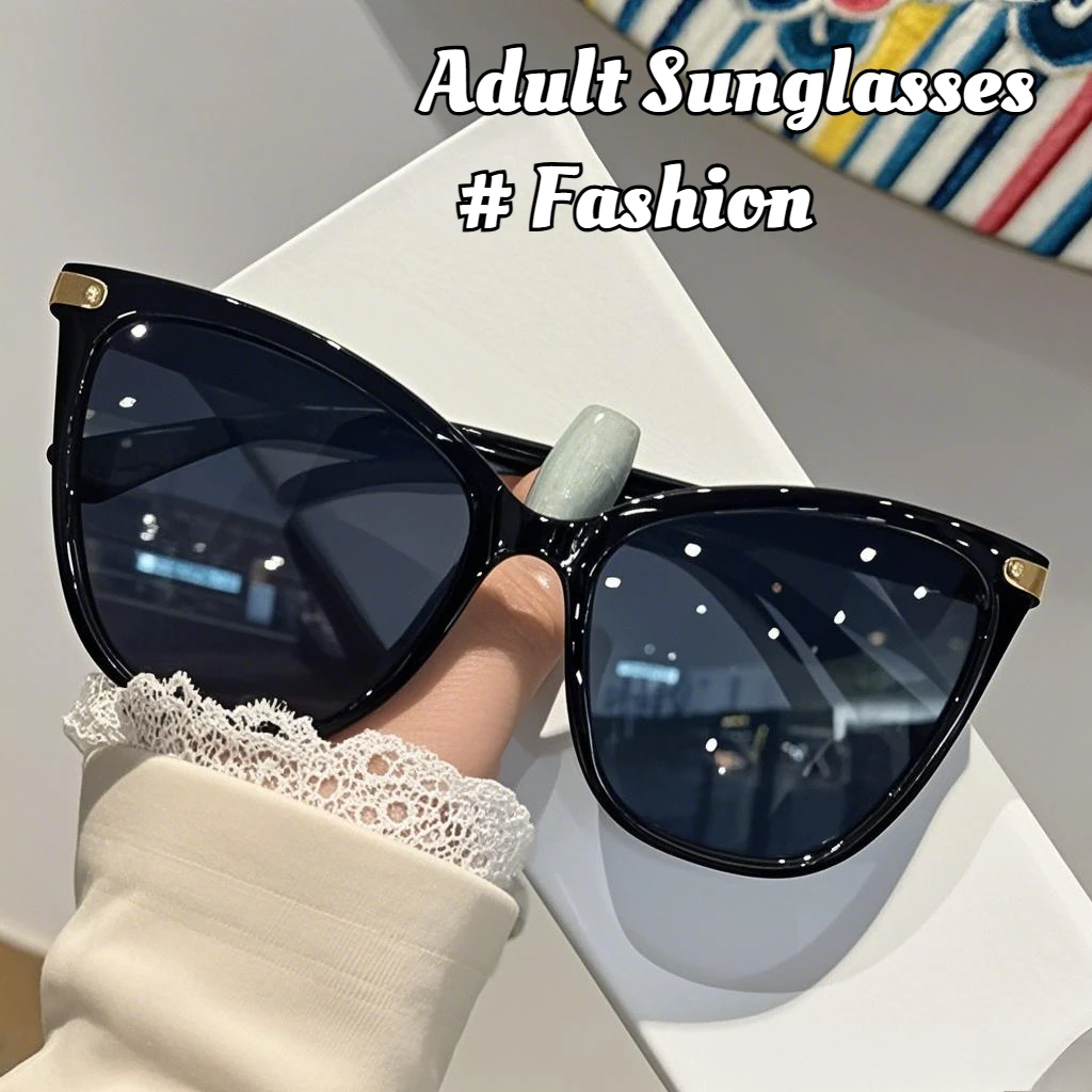

New Fashion Large Frame Sunglasses Men and Women Retro Square Senior Sense of Outdoor Driving Sunshade Sunscreen UV Sunglasses