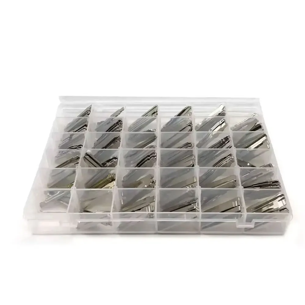 175PCS/SET 35 types Metal Blank Uncut Flip KD Remote Key Blades For KEYDIY KD VVDI Xhorse Remotes