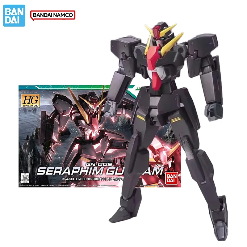 

Bandai Original Genuine Figure Gundam Model Kit HG 1/144 GN-009 Seraphim Gundam Collection Model Anime Action Figures Boys Toys