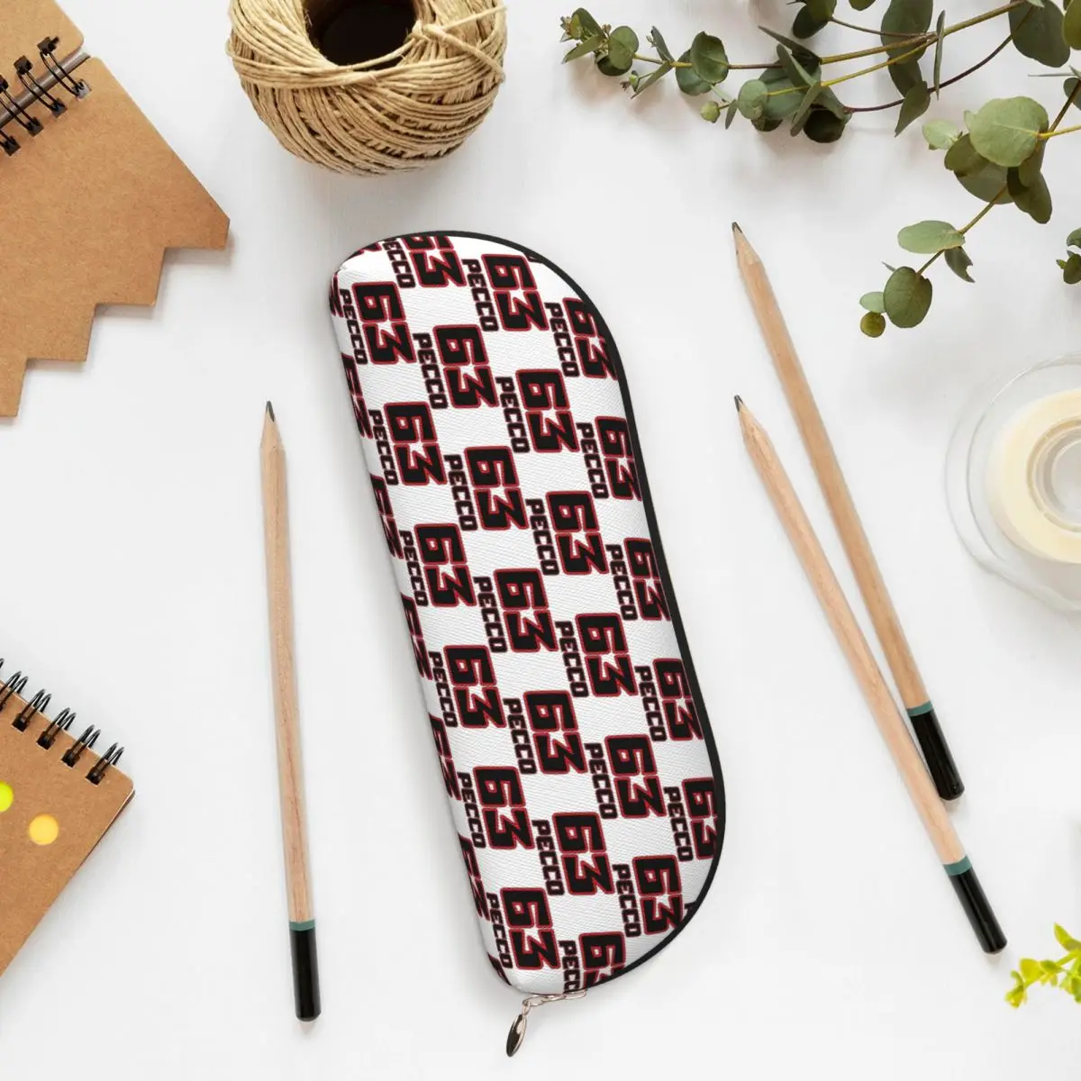 

Pecco Bagnaia 63, пенал для хранения канцелярских принадлежностей, большая коробка для ручек, сумка-карандаш для мальчиков и девочек, школьная