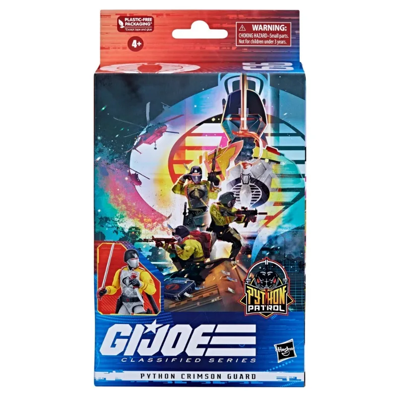 

Hasbro Anime Special Forces G.I. Joe Python Scarlet Guard Snake Soldier 6 "can Do A Model Display Gift Back To School Anime Toys