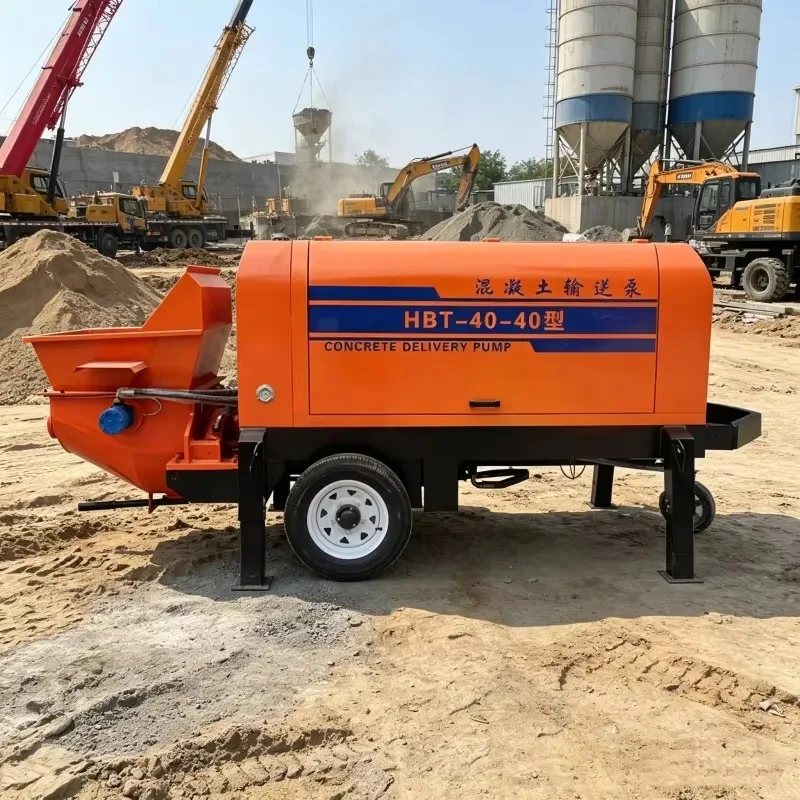 

Customized Hot Sale Factory Price Diesel Power Concrete Delivery Pump Cement Mortar Pump Concrete Pump For Construction Engineer