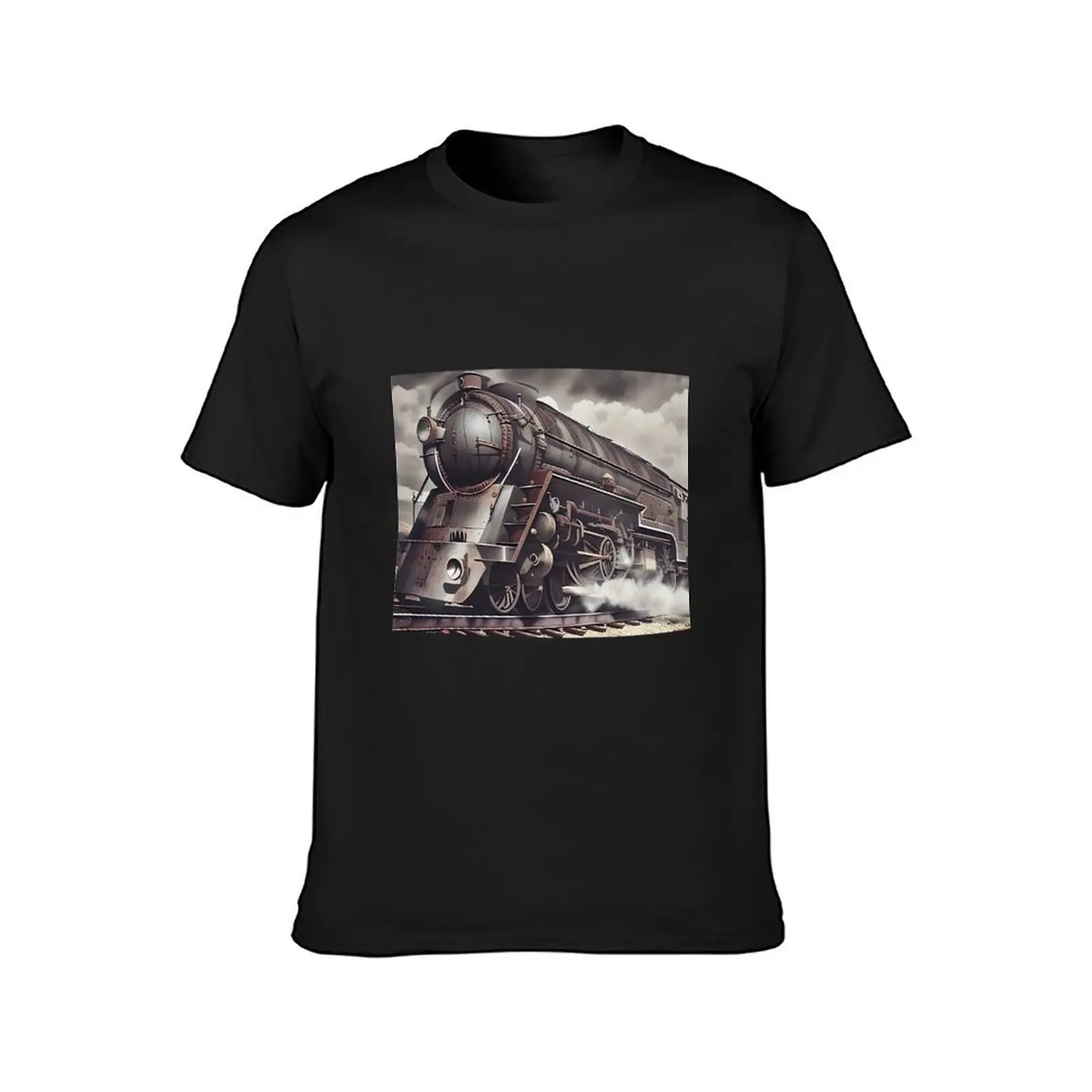 Dreyfuss Hudson - Classic train T-Shirt vintage blanks men clothings