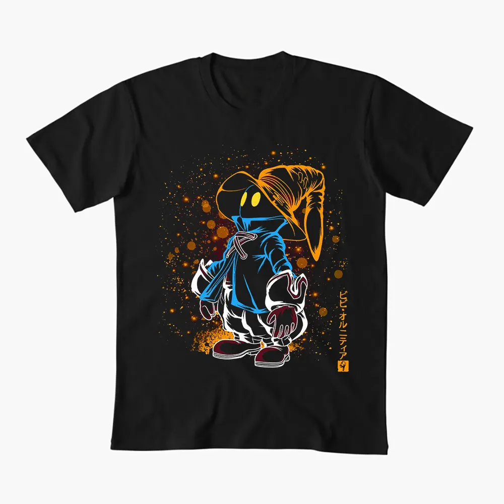 

The Vivi Collection Final Fantasy Vivi Video game Gift T shirt for gamer 100% cotton Short Sleeve Graphic Clothes All size tops