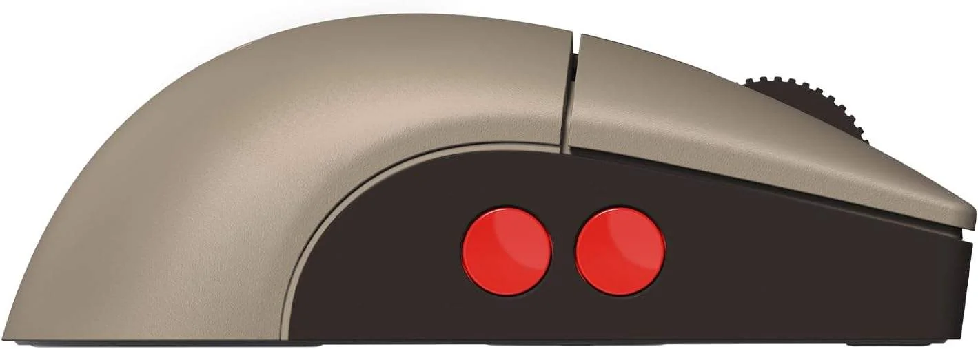 Retro R8 Mouse with Charging Dock, PAW 3395 Optical Sensor DPI 26,000, Wireless Mouse with 4K Polling Rate