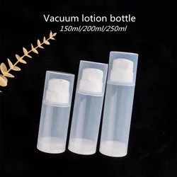 5/15pcs 150ml/200ml/250ml Empty Airless Bottle Lotion Pump Plastic Vacuum Emulsion Bottle Cosmetic Container Travel