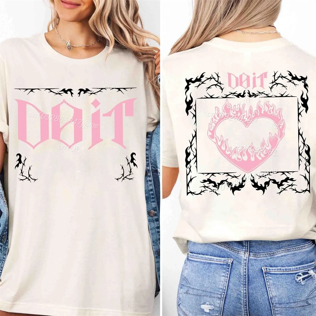 Do It 2 Sides Shirt Retro World Tour 2026 Shirt Kpop Members Short Sleeve Fan Gift Top Summer Women's StreetWear T-shirt