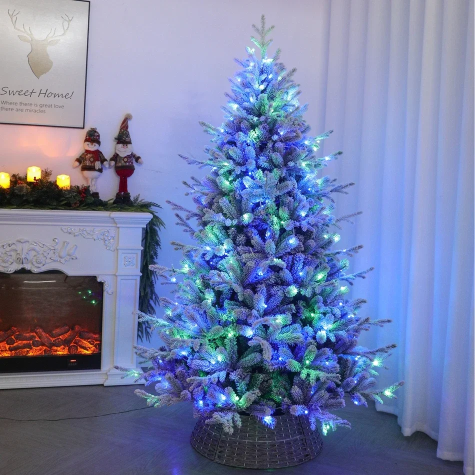 180 Cm Luxury Christmas Tree Artificial PVC&PE Christmas Tree With Big Pine Cone Decorated