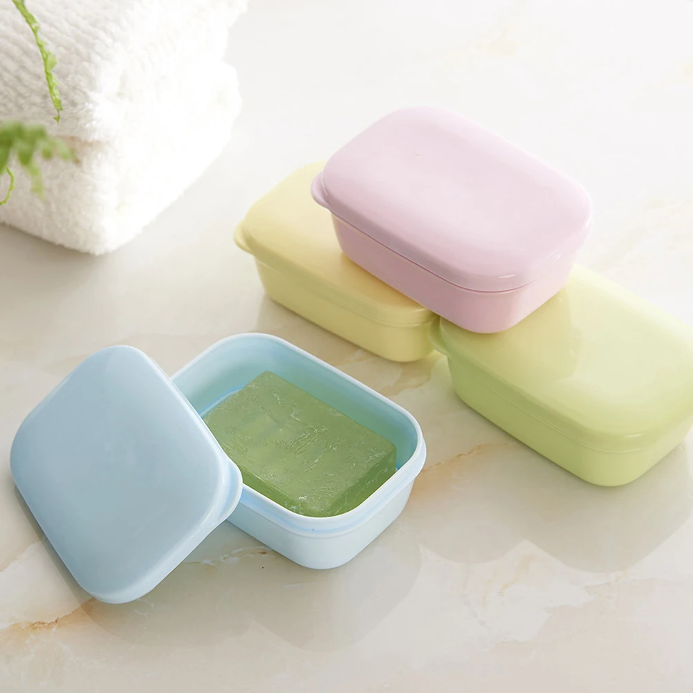 

Portable Soap Case Travel Shower Camping Small Size Lightweight Soap Dispenser Plastic Holder Container Dry Clean