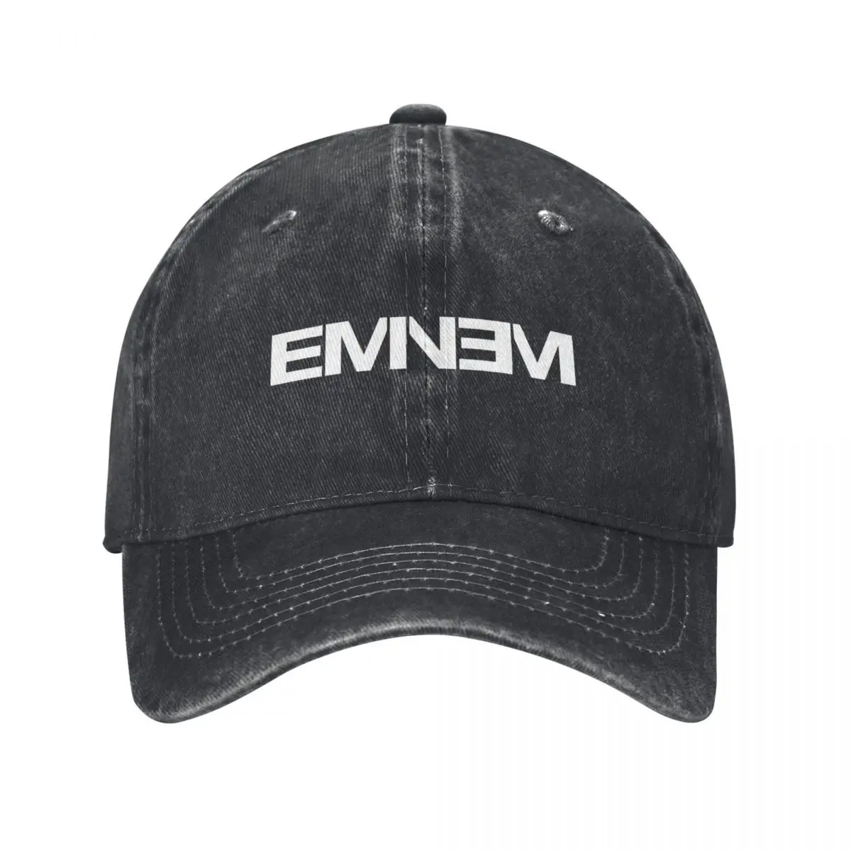 Eminem Letter Logo Shady Baseball Caps Classic Distressed Denim Artist Rapper Snapback Cap Unisex Style Outdoor Running Golf