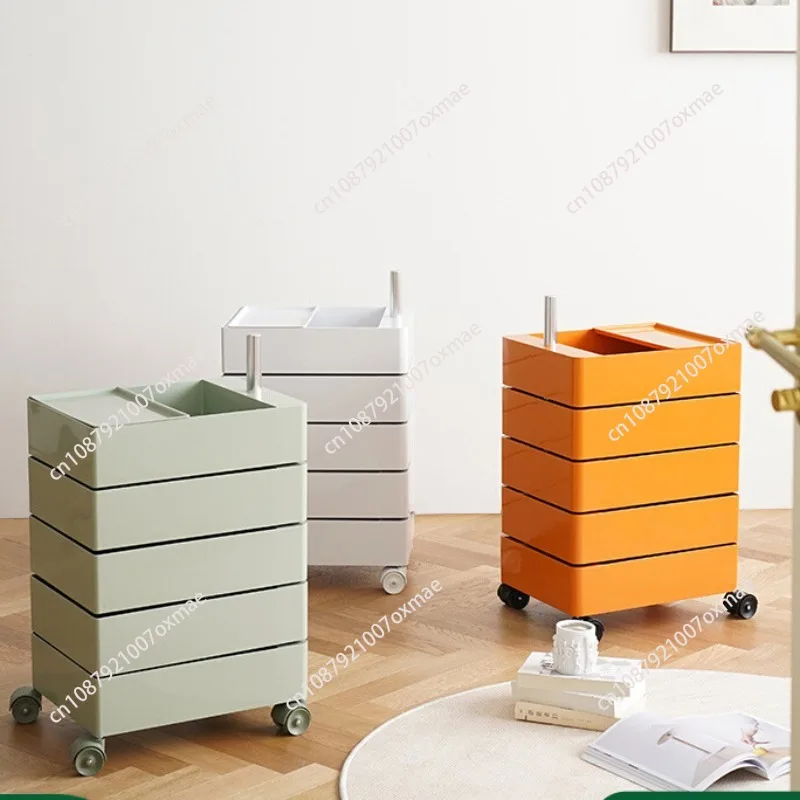 خزانة تخزين دوارة، طاولة بجانب السرير، خزانة جانبية، خزانة شمالية بسيطة #2