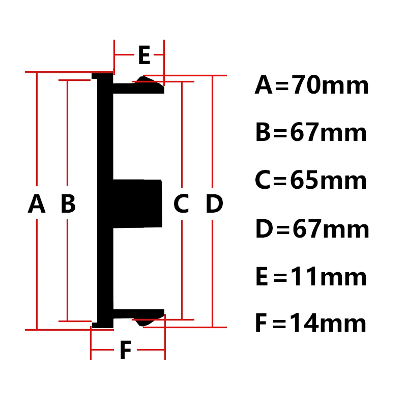 4PCS/lot Blank 70mm Car Wheel Center Cap For Honda Accord City Civic HR-V CRV Car Rim Hub Caps Dust-proof Cover