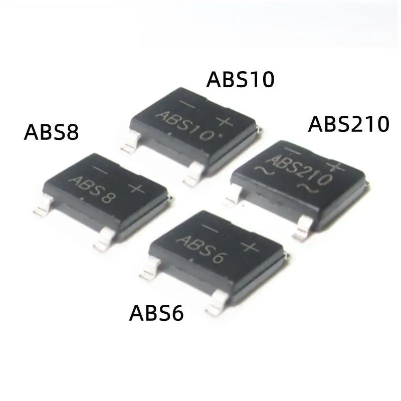 10PCS Bridge rectifiers ABS6 ABS8 ABS10 ABS210 SOP-4 SMD bridge rectifiers bridge diode rectifiers 1A/2A 1000V/600V