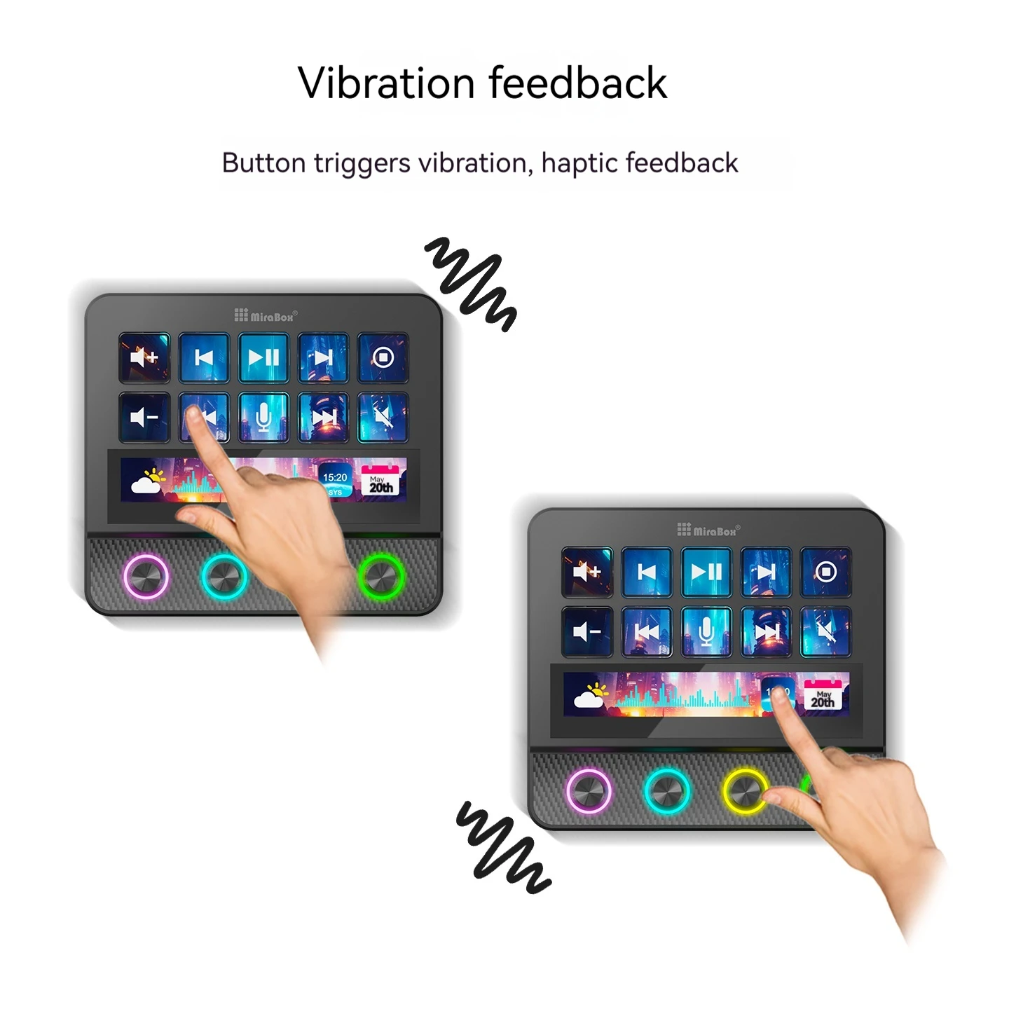 Mirabox MBox N4 Pro Stream Deck Streamdeck Deck Dock Mini Keyboard