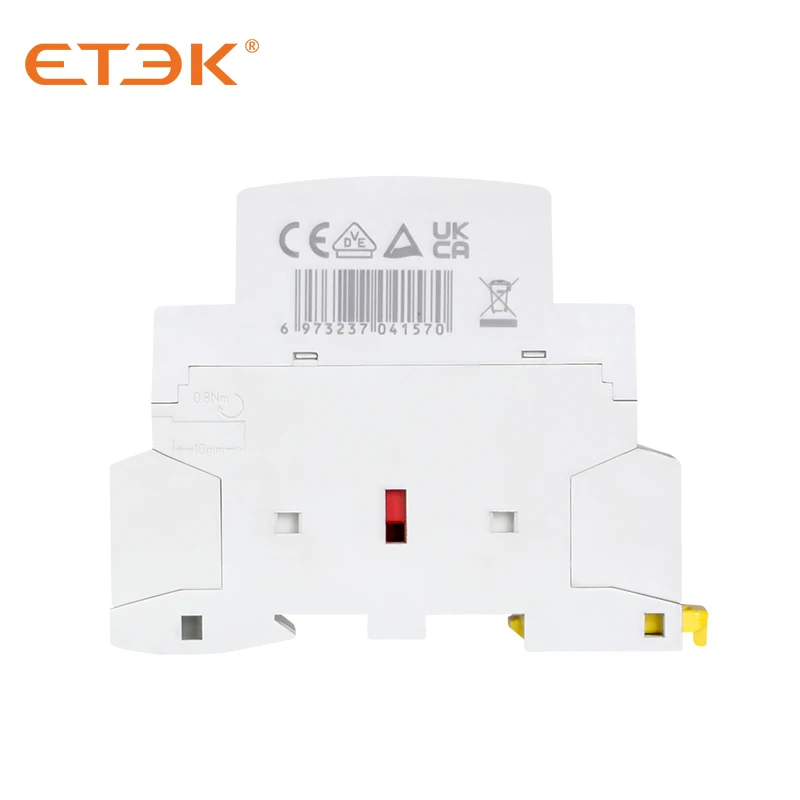 ETEK Household Modular  AC Contactor 220v Single Phase 2p 2no 2nc 1no 1nc 25A 20A 16A For Automation EKMF