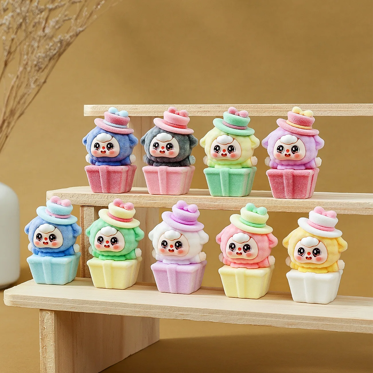 

9PCSBean bag baby figurine for tabletop decoration