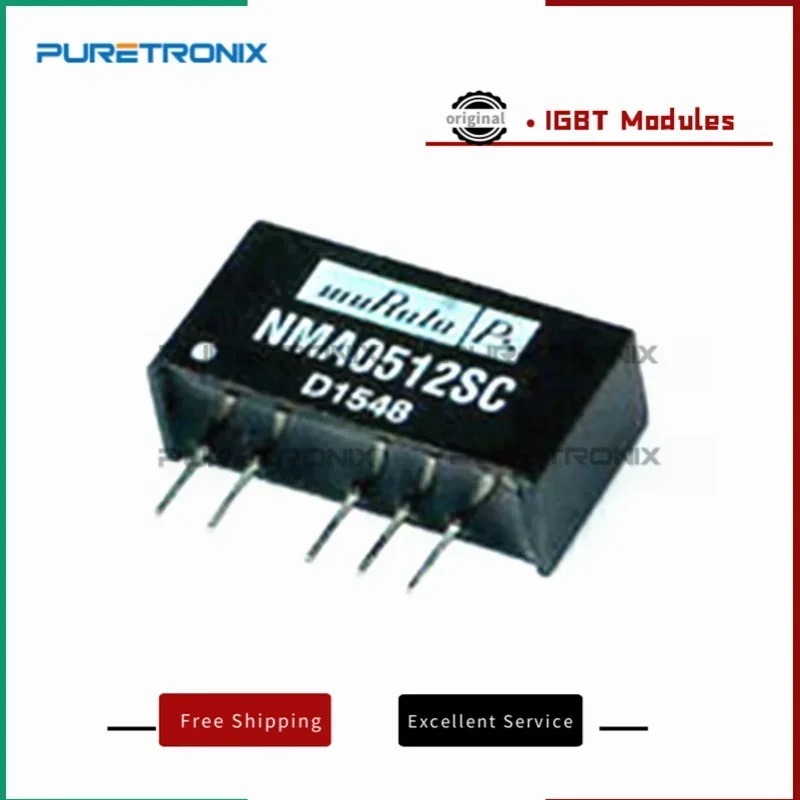 5pcs/lot  New OriginaI NMA0515SC NMA0515S or NMA0515DC NMA0515D NMA0512SC NMA0512S NMA0512DC NMA0512D DIP-5 1W DC/DC Converters