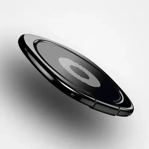 Кольцо-держатель для мобильного телефона, подставка с вращением на 360 °, магнитное крепление для автомобиля, задняя наклейка для телефона, ультратонкая подставка