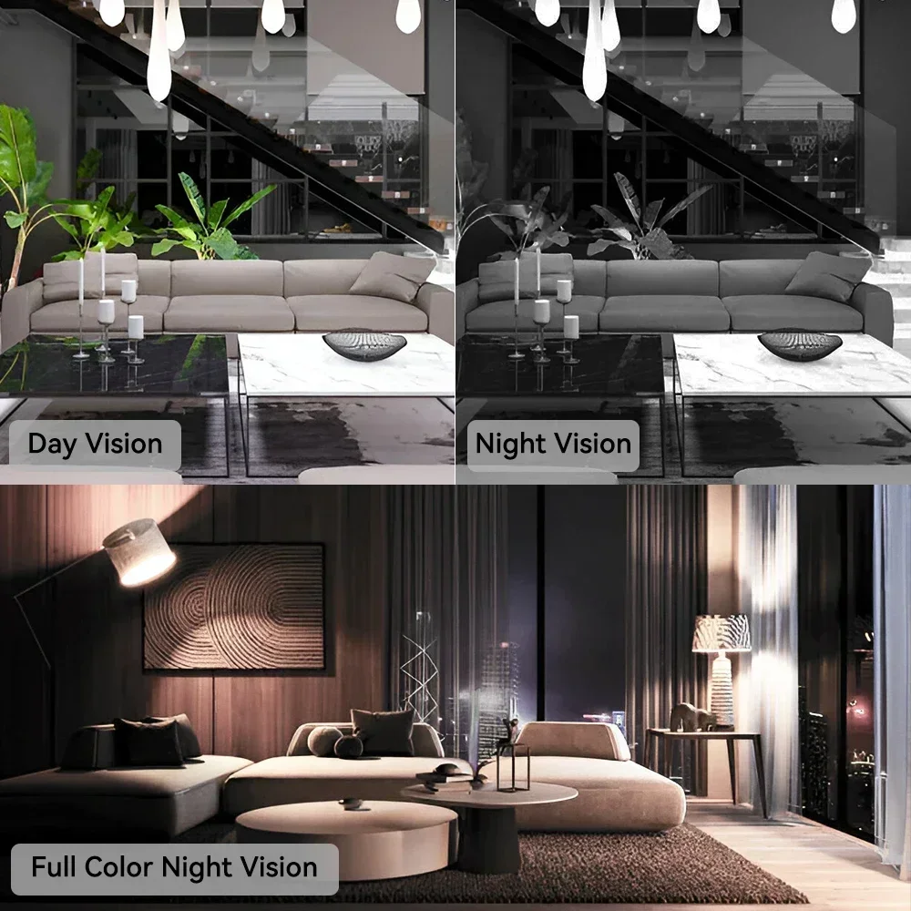 5MP HD PTZ Camera Wifi Wireless 4X Zoom Intelligent Color Night Vision Security Surveillance Humanoid Tracking No Ad APP Alarm