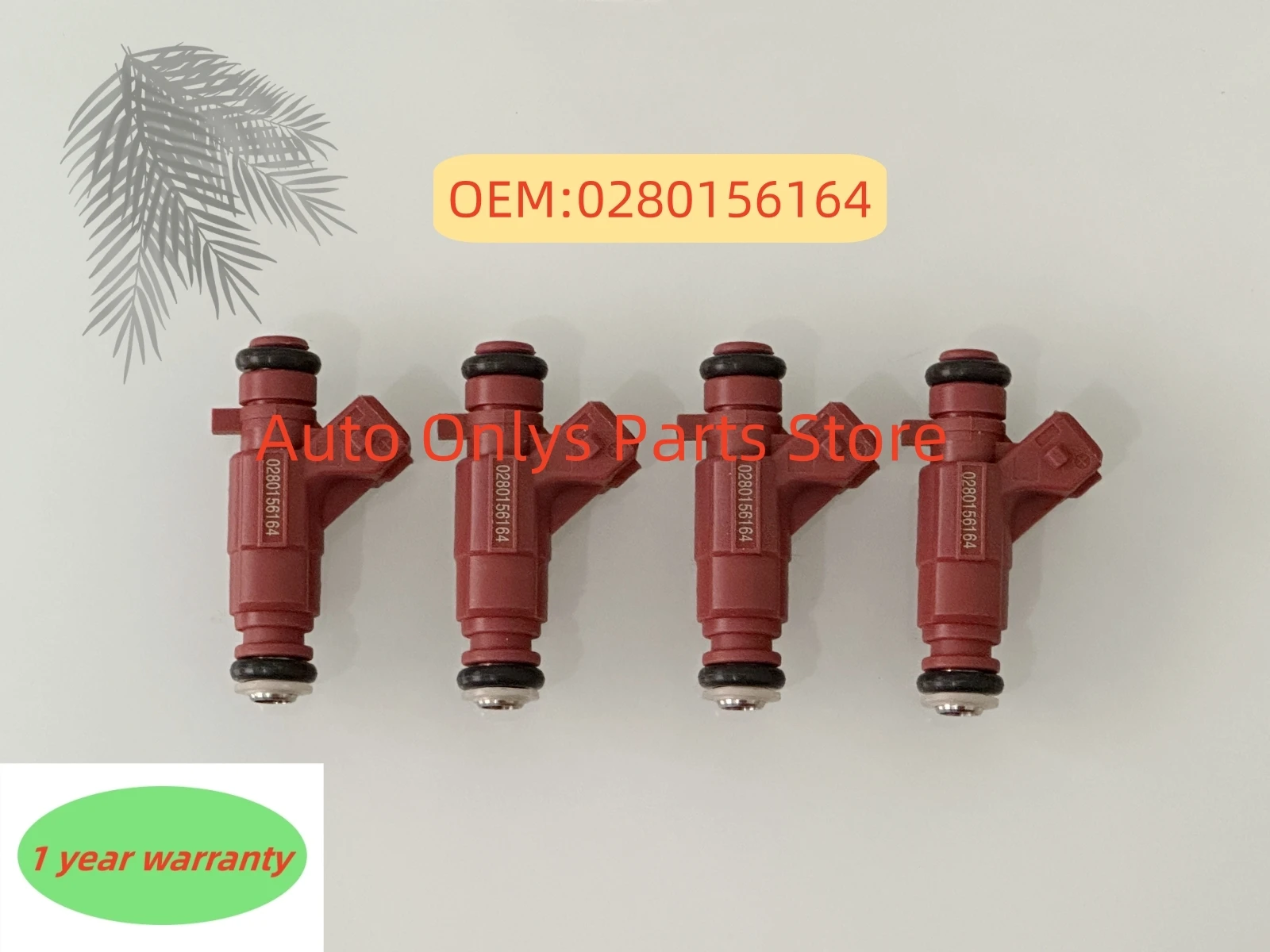 

4pcs New 0280156164 High quality Fuel Injector Nozzle For Honda Jazz II 1.4L 2003-2008 16450-PWH-M01 16450PWHM01 car accessories