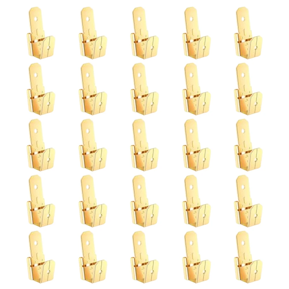 6.35mm Brass Splice Connectors with Precise Dimensions for Consistent Fit in OEM and Aftermarket Electrical Systems