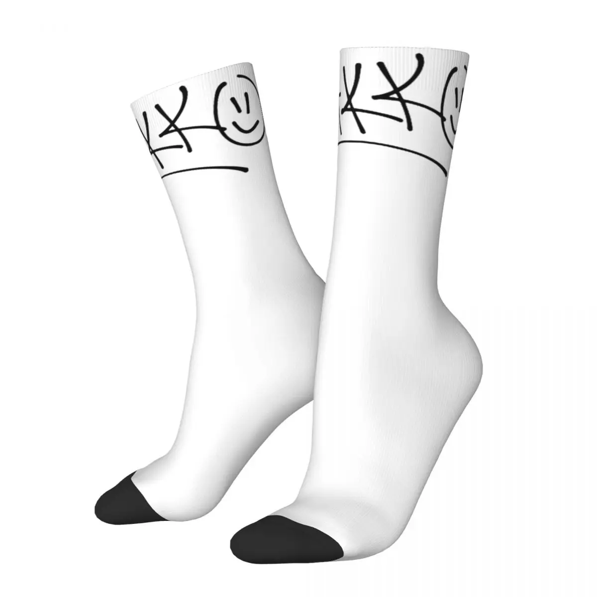 

Fashion Skinny Flakko RELS B Theme Design Cozy Crew Socks All Season Singer Rapper Warm Middle Tube Socks Sweat Absorbing