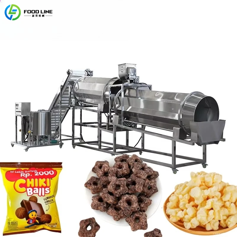 Customized Industrial Puffed Food Production Line Low Failure Rate Snack Machine for Reliable Production