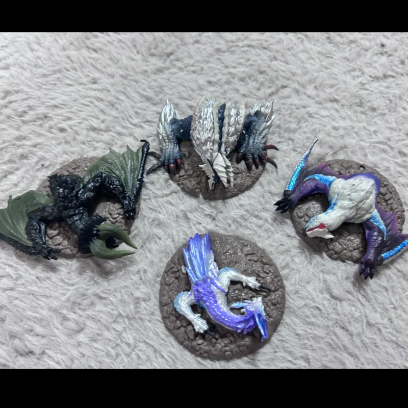 

Bandai Monster Hunter Capture Team Subspecies Rare Creature Gashapon Figures Zinogre Mizutsune Collectible Statues For Game Fans