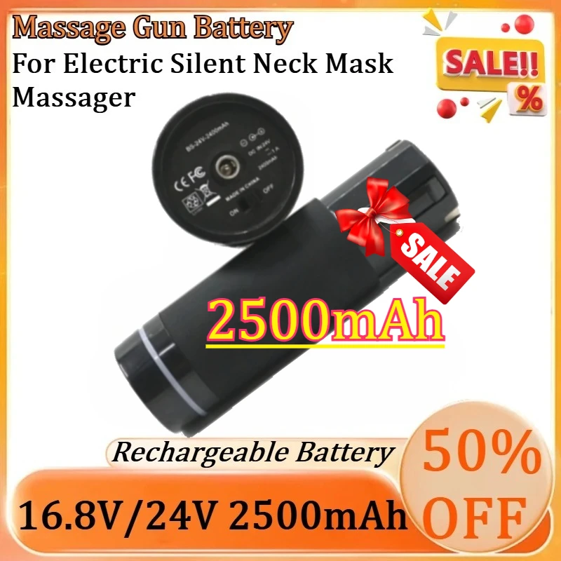 

For Electric Silent Neck Mask Massager New 16.8V/24V 2500mAh Brushless Fascia Gun Massage Gun Battery Pack