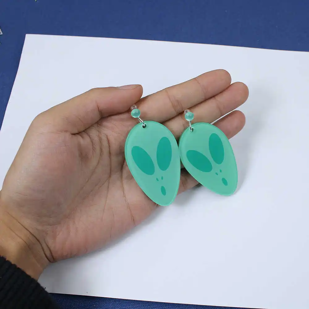 일본 애니메이션 DAN DA DAN 아야세 모모 귀걸이 단다단 코스프레 귀걸이 액세서리, 귀걸이 소녀 이어 클립 파티 이어 루프, 크리스마스 선물