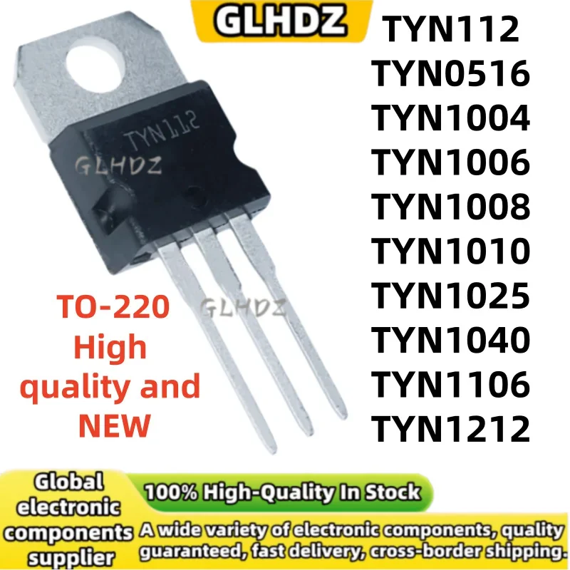 NEW 10UNITS TYN112 TYN0516 TYN1004 TYN1006 TYN1008 TYN1010 TYN1025 TYN1040 TYN1106 TYN1212 TO-220 in stock